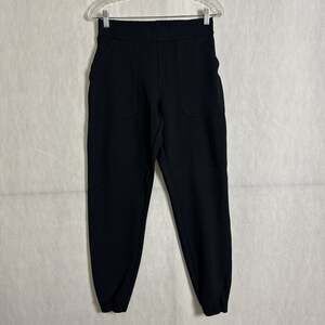 Spanx Women's Size Medium Black Rayon Stretch Ponte High-Waisted Jogger Pant